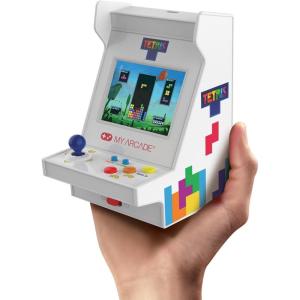 MY ARCADE Data East Hits Nano Player – 4.5″ Fully Playable Portable Mini Arcade Machine with 208 Retro Games, 2.4″ Screen Color Display(Tetris)