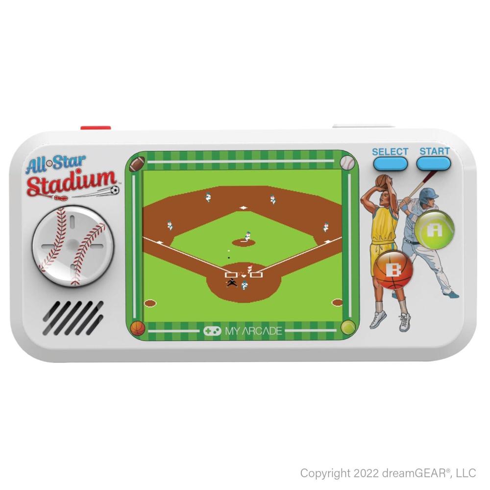 imageMy Arcade All Star Arena Pocket Player Sports Game Console with 307 Retro Games Basketball Soccer BaseballAll Star Stadium