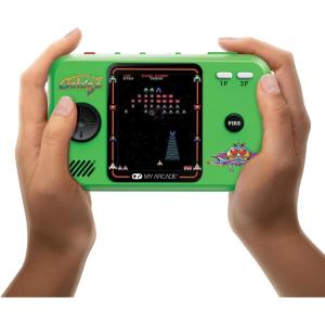 My Arcade Ms. Pac-Man Pocket Player Pro: Officially Licensed, Fun Retro Games, Portable Video Game, 2.75″ Color Display, Ergonomic Design(Galaga)