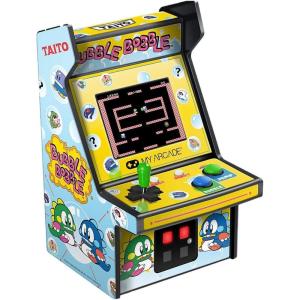 My Arcade Space Invaders Micro Player: Mini Arcade Machine Video Game, Fully Playable, 6.75″ Collectible Premium Edition(Bubble Bobble)