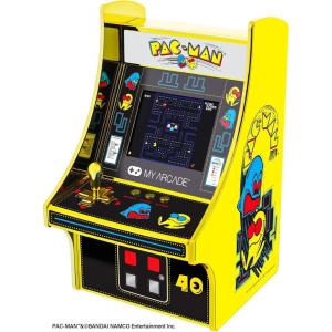 My Arcade Space Invaders Micro Player: Mini Arcade Machine Video Game, Fully Playable, 6.75″ Collectible Premium Edition(Pac-Man 40th)