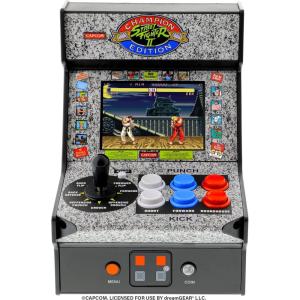 My Arcade Space Invaders Micro Player: Mini Arcade Machine Video Game, Fully Playable, 6.75″ Collectible Premium Edition(Street Fighter)
