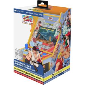 My Arcade Super Street Fighter II Micro Player Pro: Retro Arcades 2 Games in 1, Portable Game, 6.75″ Arcade Machine, Video Game Collectible(Street Fighter)