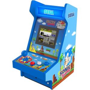 My Arcade Sonic The Hedgehog Mighty Player: Sega Retro Arcades, Sonic Countertop Video Game, 4 Classic Sega Games in 1