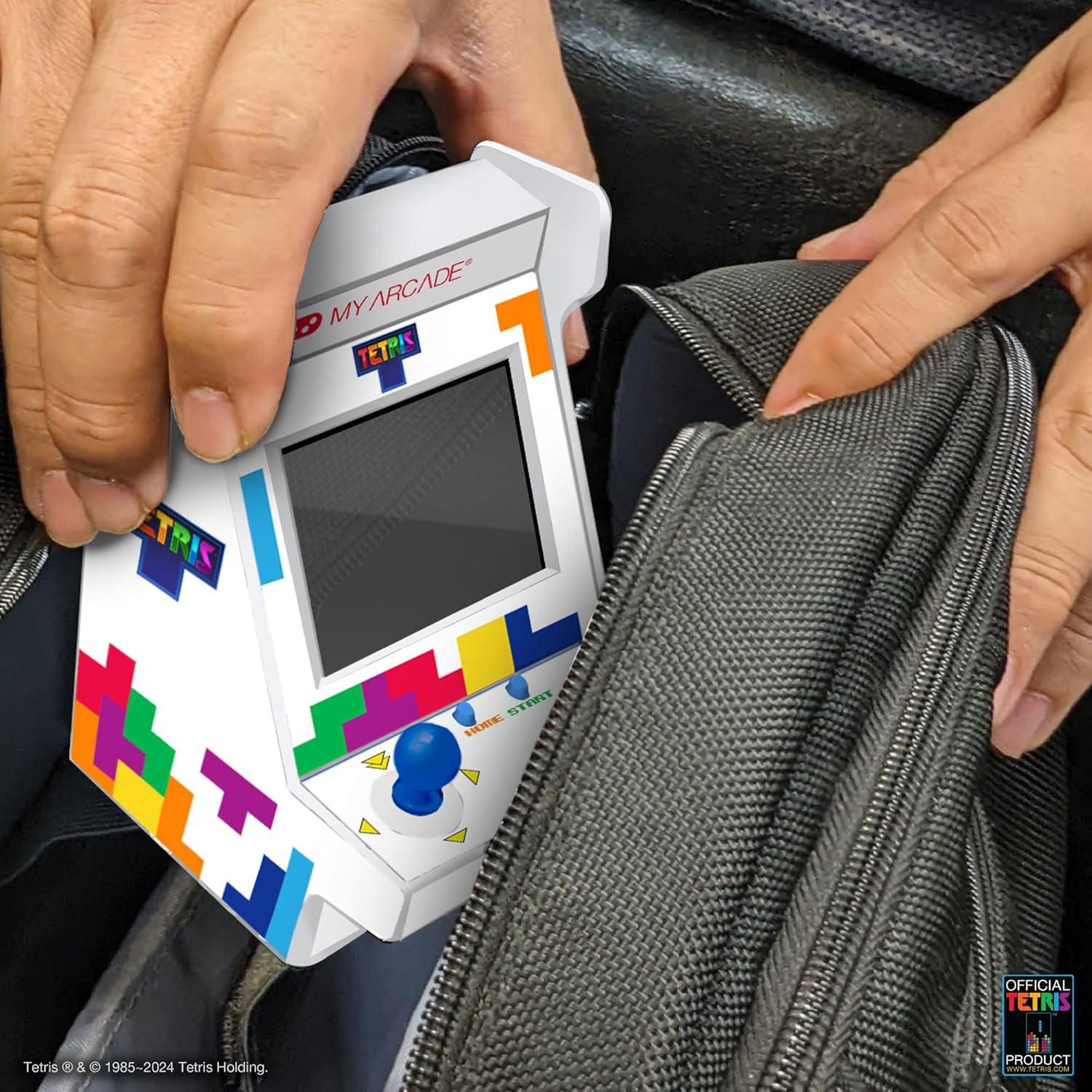 image:imageMY ARCADE Tetris Pico Player 37quot Fully Playable Portable Tiny Arcade Machine with 101 Retro Games 2quot Screen Color Display Small
