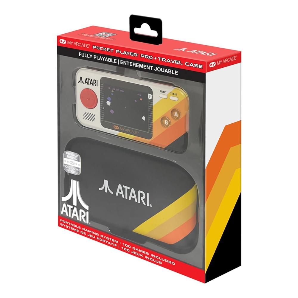image:imageMy Arcade PacMan Pocket Player Bundle Officially Licensed Portable Gaming Console Travel Case and Screen Protector Included Includes Classic Mode and Speed Up ModeAtari