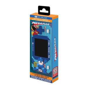 My Arcade Ms. Pac-Man Pixel Pocket Pro: Officially Licensed Ms. Pac-Man Video Game, Portable Keychain Arcade(MegaMan)
