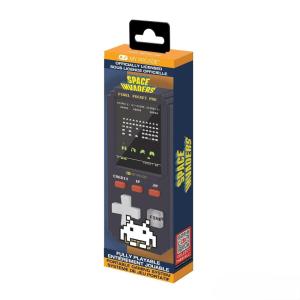 My Arcade Ms. Pac-Man Pixel Pocket Pro: Officially Licensed Ms. Pac-Man Video Game, Portable Keychain Arcade(Space Invaders)